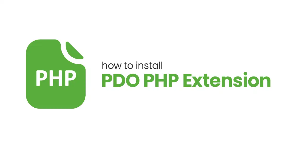 How to Install PDO Extension in PHP